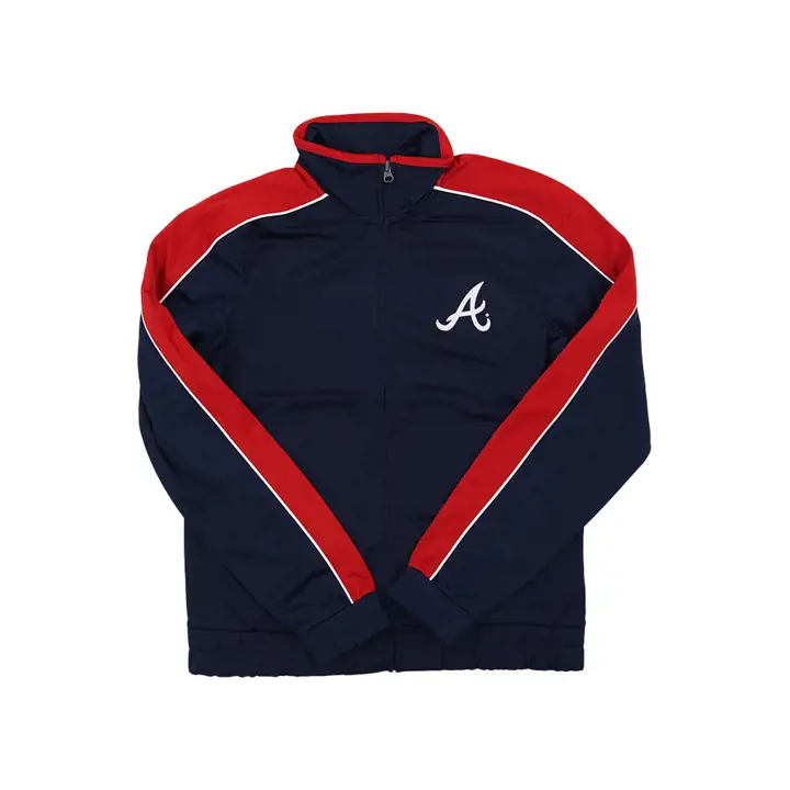 Veste de survêtement fantaisie Atlanta Braves MLB pour femme - Gamer 22 NAV