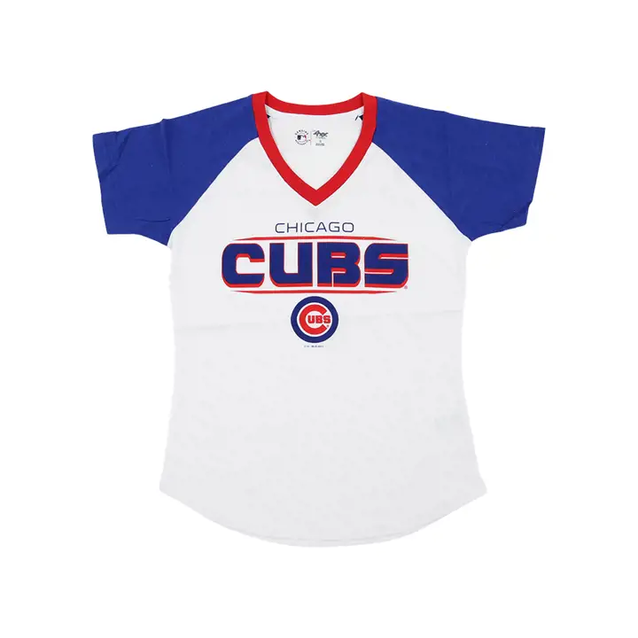 T-shirt femme MLB Chicago Cubs Extra Inning 22 WHT