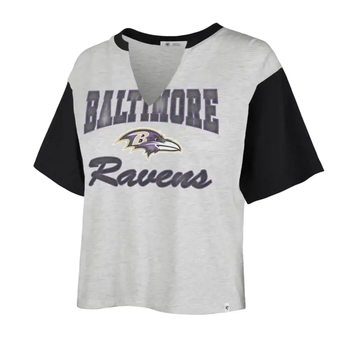 T-shirt court BALTIMORE RAVENS NFL Femme Daze Doly 22 gry