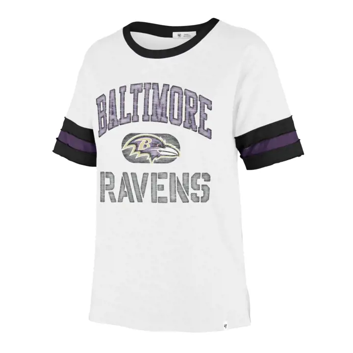 BALTIMORE RAVENS NFL T-shirt femme Dani 22 ivoire