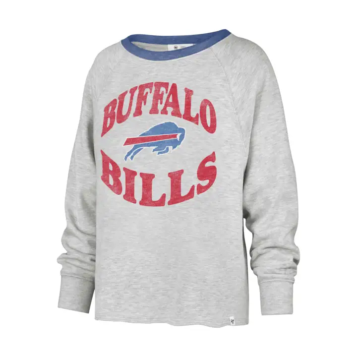 Haut d'équipage Buffalo Bills NFL Kennedy 22 Gry pour femme
