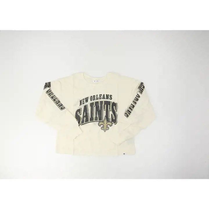 NOUVELLE-ORLÉANS SAINTS NFL Femme Parkway Manches Longues 22 ivoire