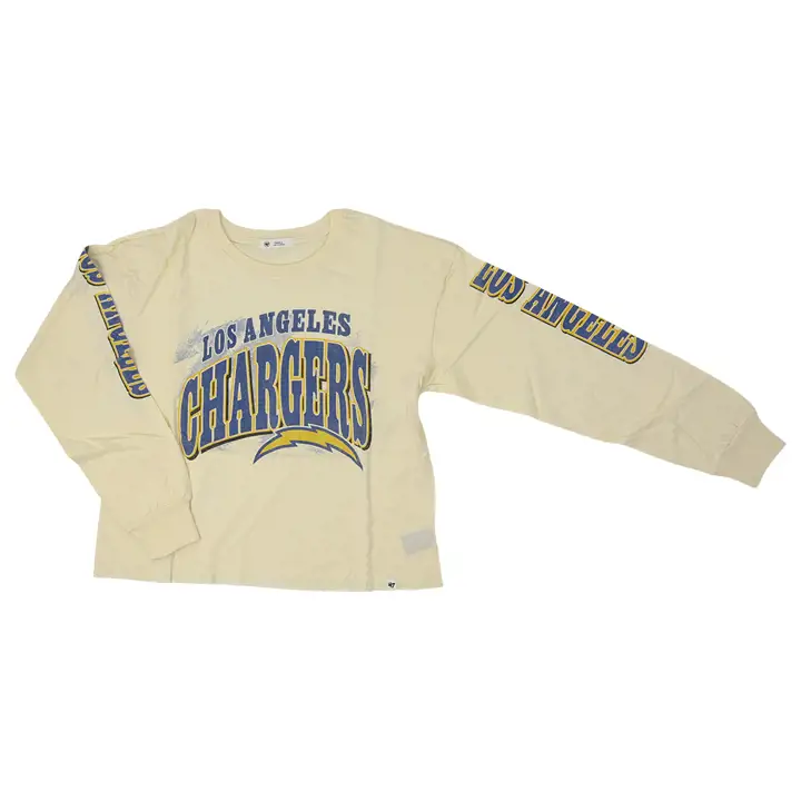 LOS ANGELES CHARGERS NFL Femme Parkway Manches Longues 22 ivoire