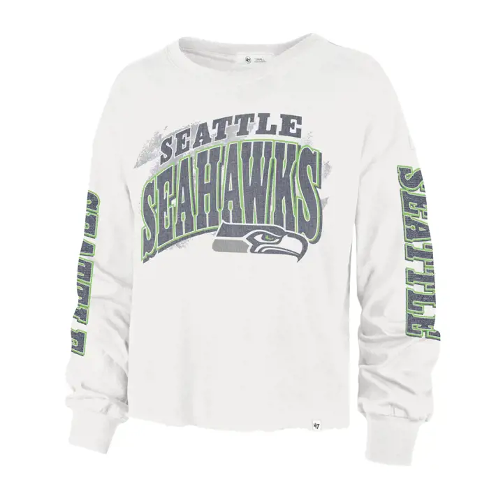 SEATTLE SEAHAWKS NFL Parkway Manches Longues Femme 22 ivoire
