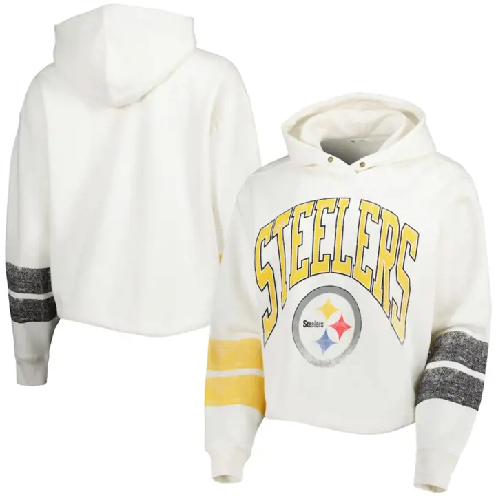 PITTSBURGH STEELERS NFL Femme Harper Hood 22 Ivoire