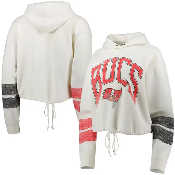 TAMPA BAY BUCCANEERS NFL Sweat à Capuche Femme Harper 22 Ivoire