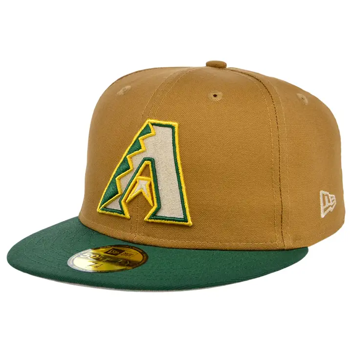 Arizona Diamondbacks MLB Desert Pine 59FIFTY Marron/vert foncé/pierre