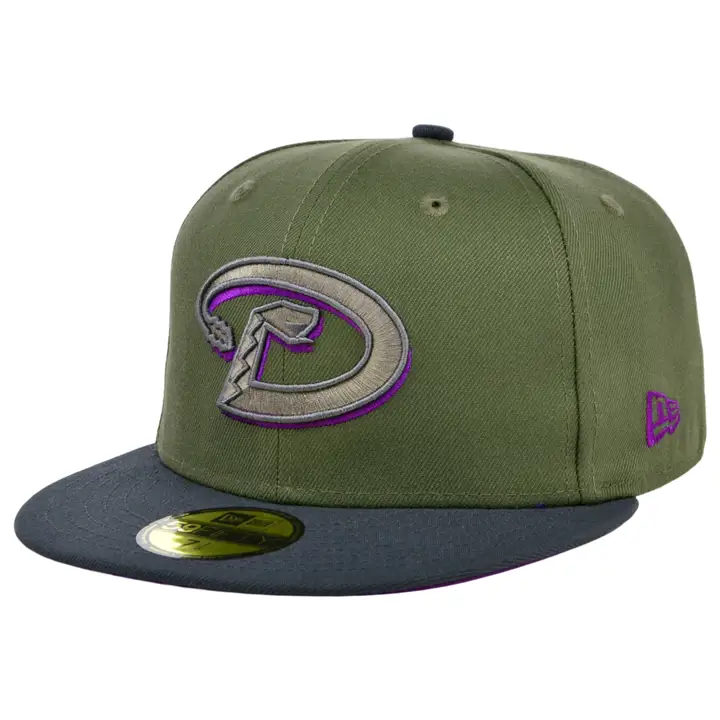 Arizona Diamondbacks MLB Mossy Haze 59FIFTY Olv/graph/pur
