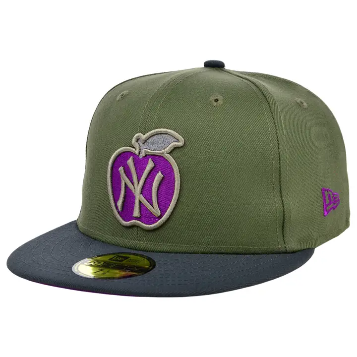 New York Yankees MLB Mossy Haze 59FIFTY Olv/graph/pur