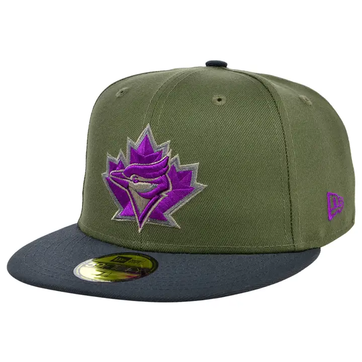 Toronto Blue Jays MLB Mossy Haze 59FIFTY Olv/graph/pur
