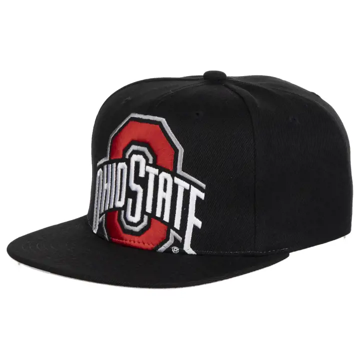 Casquette snapback Ohio State Buckeyes NCAA Big Face noir/rouge
