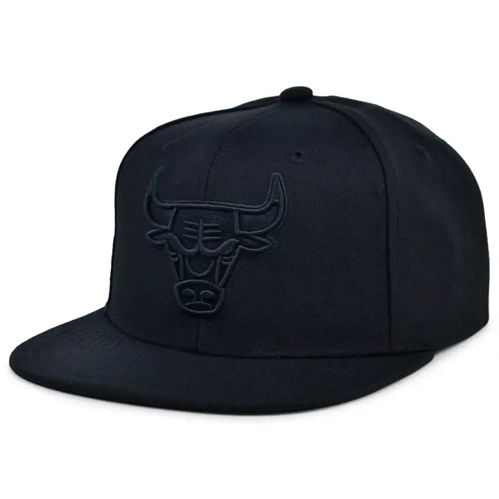 Chicago Bulls NBA Casquette Snapback noire/noire/noire