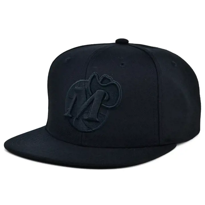 Casquette snapback Dallas Mavericks NBA noir/noir/noir