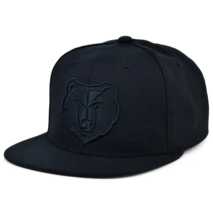 Casquette snapback Memphis Grizzlies NBA noire/noire/noire