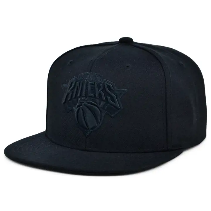 Casquette New York Knicks NBA Blackout Snapback noir/noir/noir