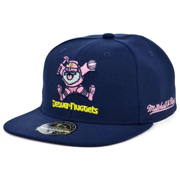 Denver Nuggets NBA Gumball Fitted marine/marine/rose