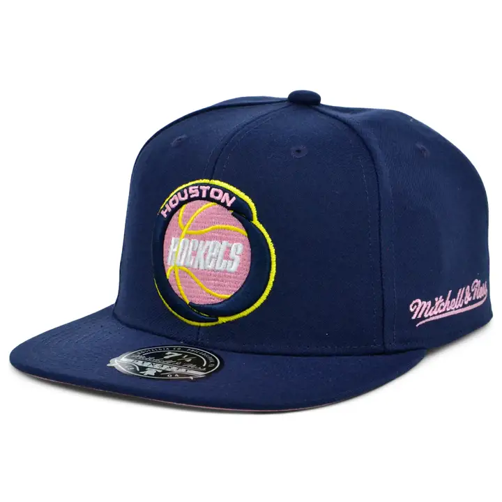 Houston Rockets NBA Casquette ajustée Gumball marine/marine/rose