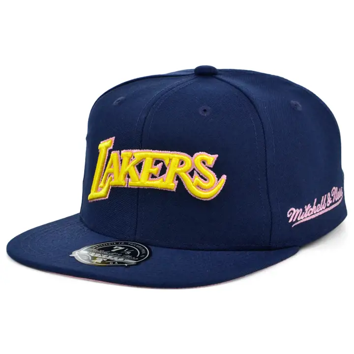 Los Angeles Lakers NBA Gumball Ajustée marine/marine/rose