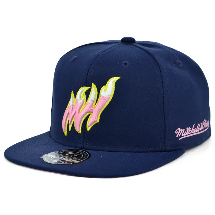 Miami Heat NBA Gumball Ajustée marine/marine/rose