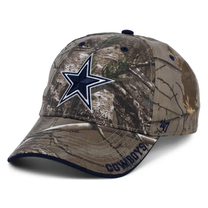 Casquette Ajustable Camouflage Dallas Cowboys NFL '47 Clean Up