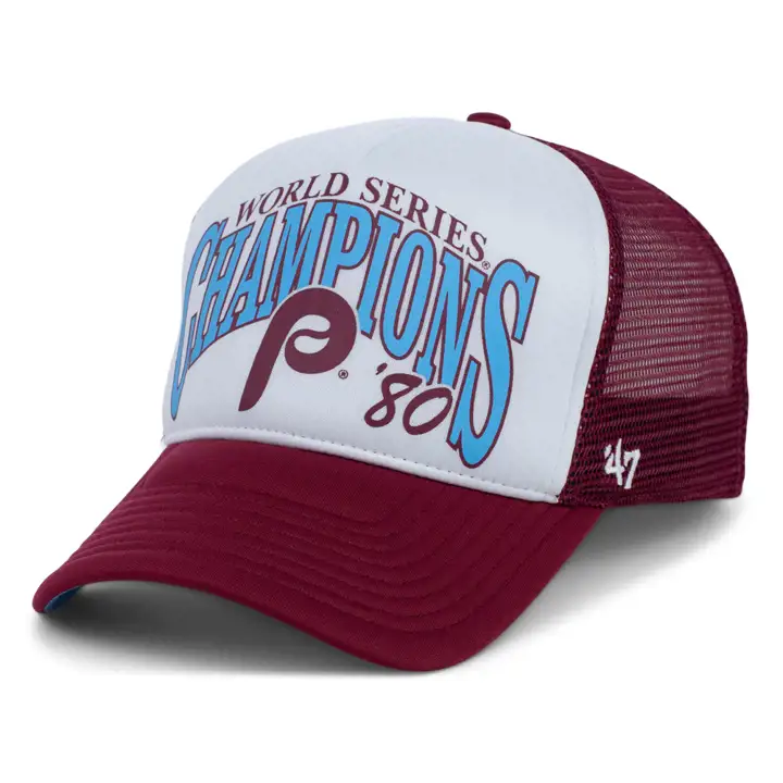 Casquette trucker PHILADELPHIA PHILLIES MLB en mousse sur le devant - Champions CRED