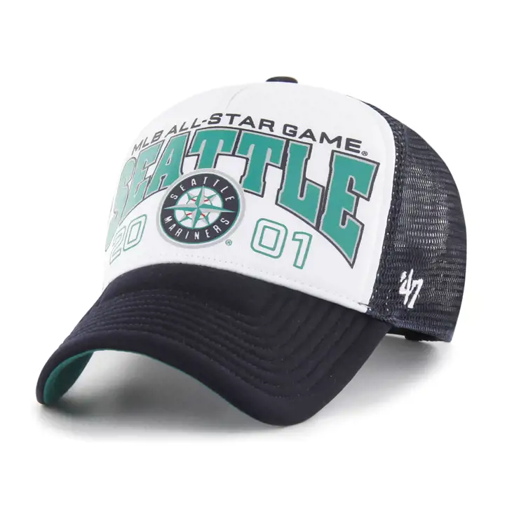 CASQUETTE DE CAMIONNEUR EN MOUSSE MLB SEATTLE MARINERS CHAMPIONS MARINE