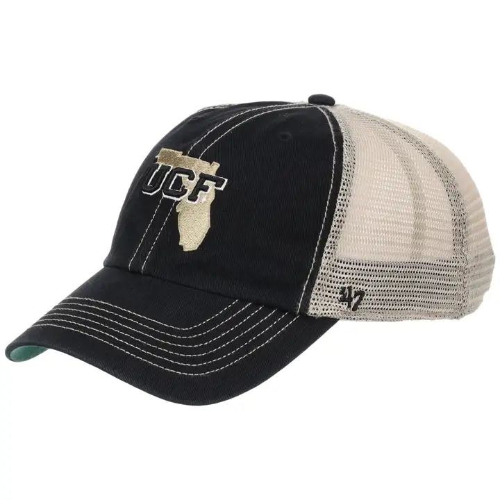 Casquette UCF Knight NCAA Trawler '47 Clean Up noire