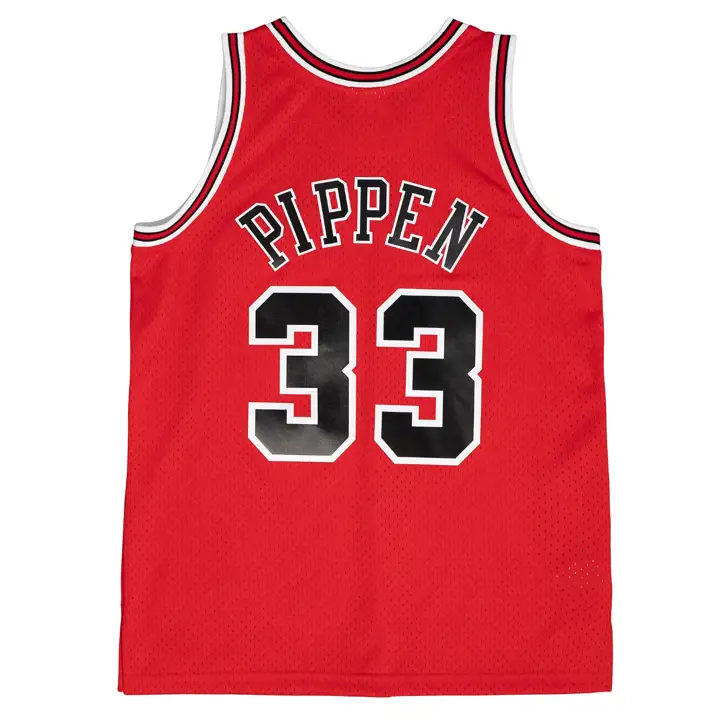 Maillot Swingman NBA Bulls M&N Scottie Pippen rouge