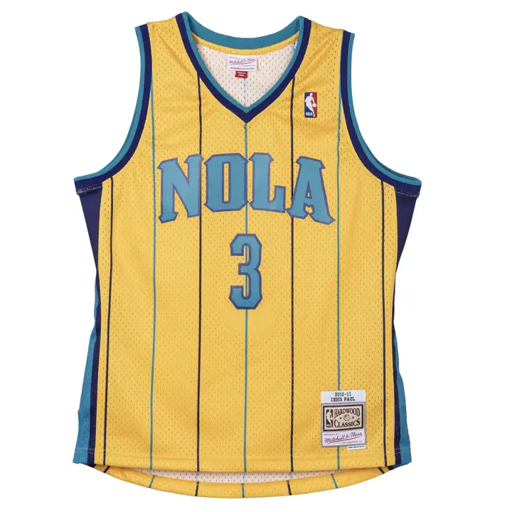 NO Hornets NBA M&N Maillot Swingman Chris Paul JAU