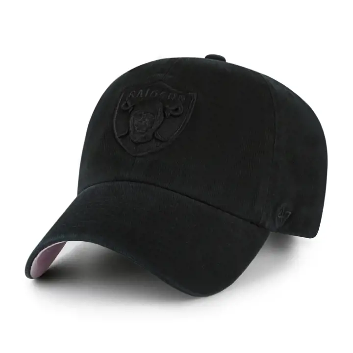 Las Vegas Raiders Casquette NFL '47 Clean Up Noir/rose