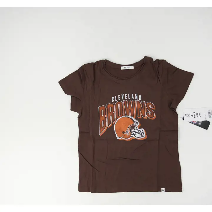 T-shirt NFL Frankie pour femme CLEVELAND BROWNS 22 ivoire