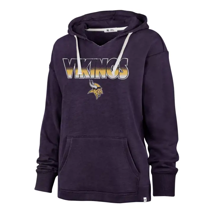 MINNESOTA VIKINGS NFL Sweat à capuche Kennedy pour femme 22 ivoire