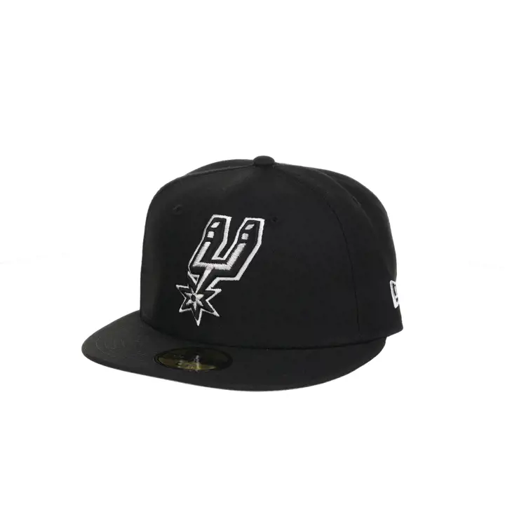 Casquette 59FIFTY basique NBA San Antonio Spurs noir/noir/gris