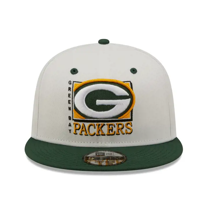 GREEN BAY PACKERS NFL Casquette 9FIFTY à calotte blanche blc/vfoncé