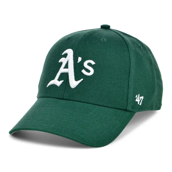 Casquette Replica MVP des A's de la MLB, vert foncé
