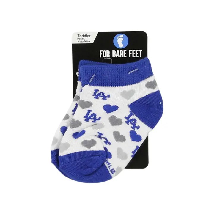 Chaussettes à logo cœur des Dodgers de Los Angeles