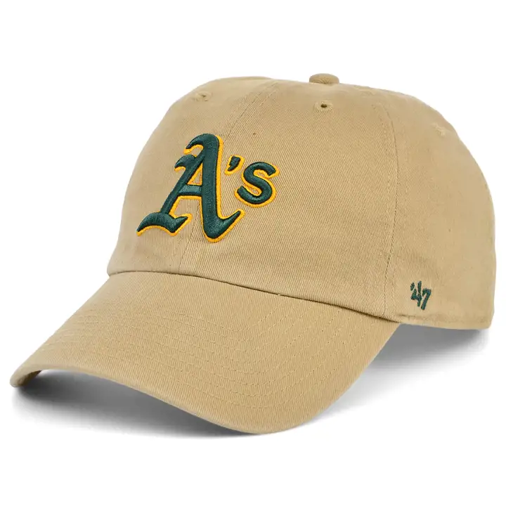 Casquette ajustable '47 MLB A's Khaki Clean Up KHA