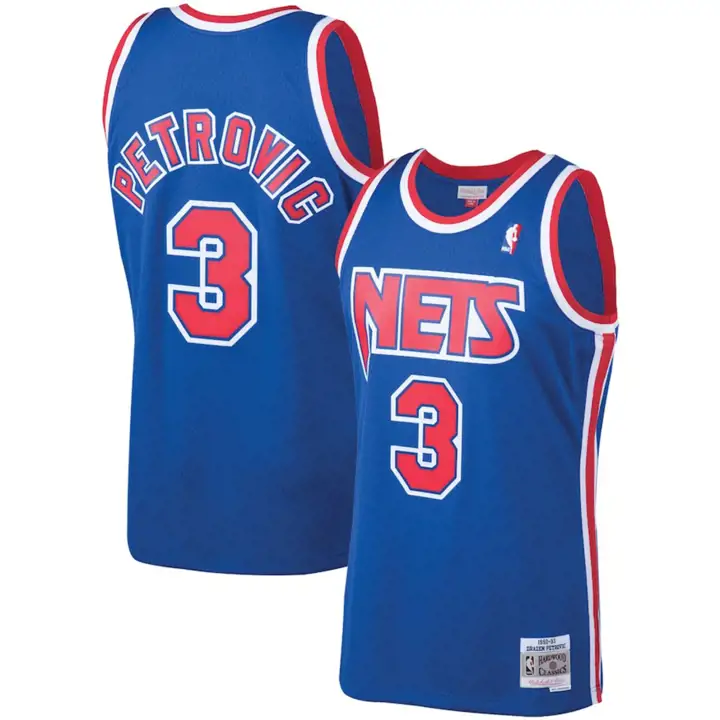 Maillot de basket NBA New Jersey Nets pour jeune, collection Hardwood Classic Swingman D