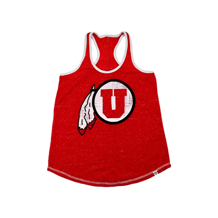 Utah Utes NCAA Débardeur Femme Cirque Mariage 22 ROUGE