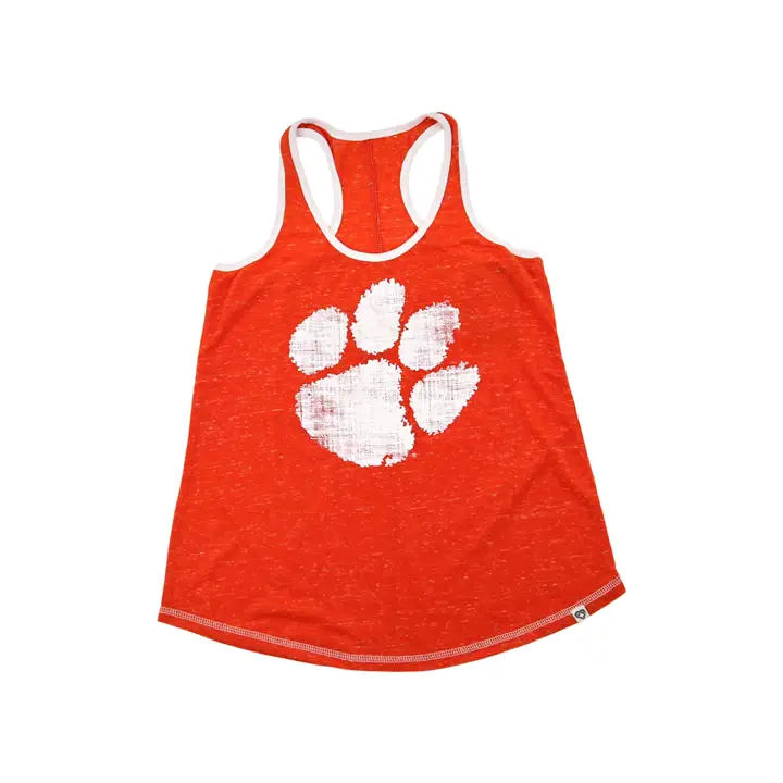 Débardeur de mariage Clemson Tigers NCAA Circus pour femme 22 ORG
