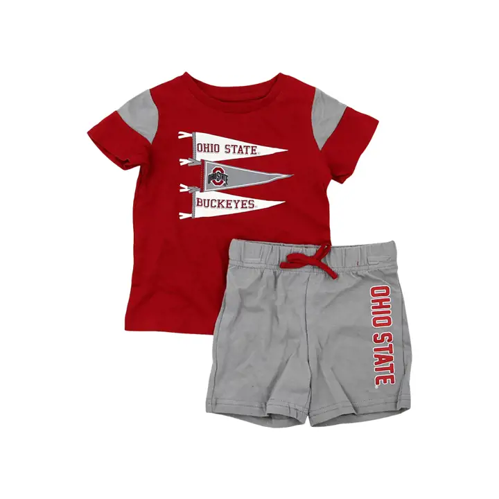Ensemble nourrisson NCAA Ohio State Buckeyes Herman 22 ROUGE