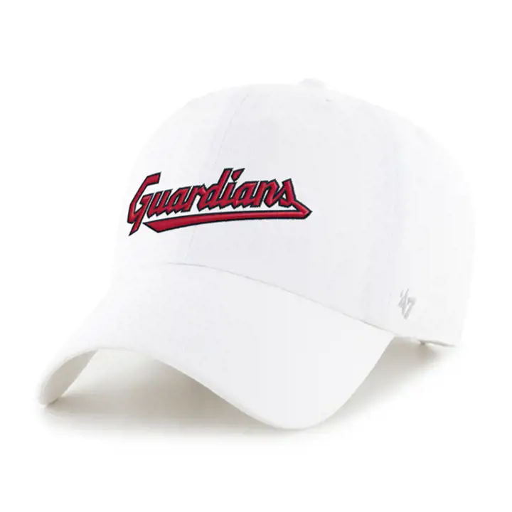 CLEVELAND GUARDIANS MLB Les Guardians lancent le '47 Cleanup blanc