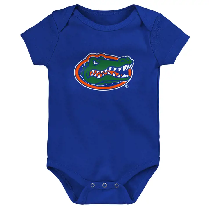 Ensemble de 3 pièces « Game On » NCAA Florida Gators pour nouveau-né, bleu/orange (22)