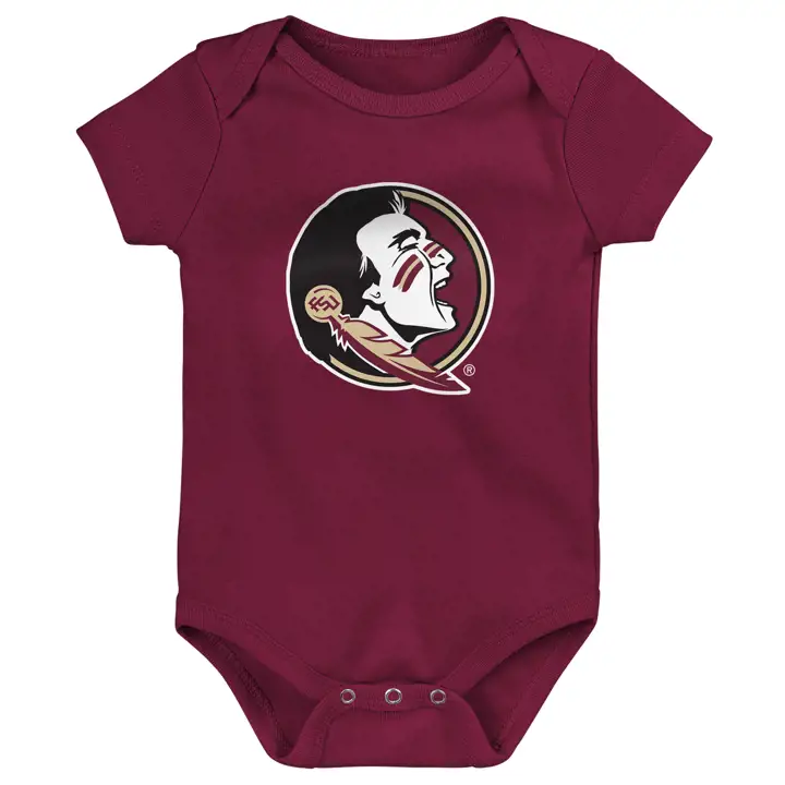 Ensemble 3 pièces nouveau-né NCAA Florida State Seminoles Game On 22 rouge