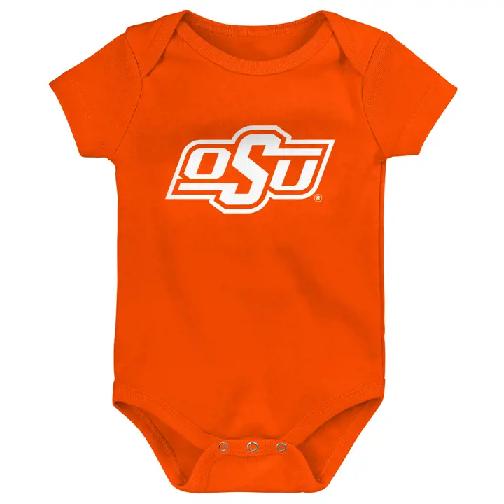 Ensemble 3 pièces nouveau-né Oklahoma State Cowboys NCAA Game On 22 Rouge