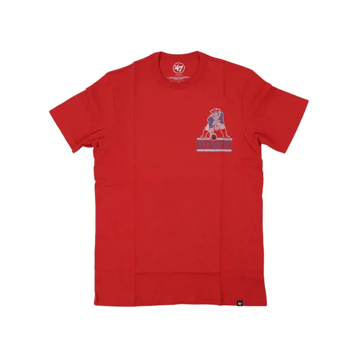 T-Shirt NFL Open Field Franklin NEW ENGLAND PATRIOTS 22 ROUGE