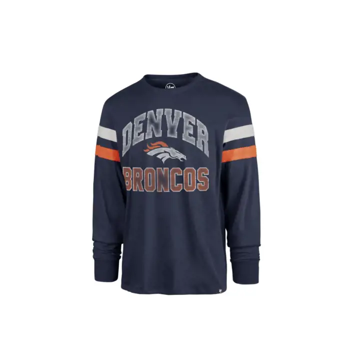 T-shirt NFL manches longues Irving DENVER BRONCOS 22 MARINE