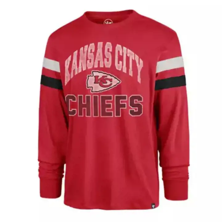 T-shirt à manches longues NFL Kansas City Chiefs Irving 22 rouge