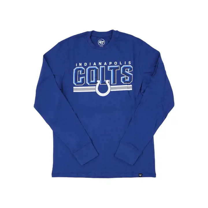 T-shirt à manches longues INDIANAPOLIS COLTS NFL Edge Blitz Super Rival 22