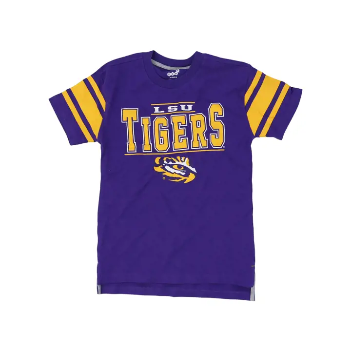 T-shirt pour jeune L.S.U. NCAA Huddle Up 22 violet